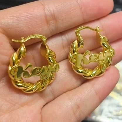 Custom Hoop Earrings