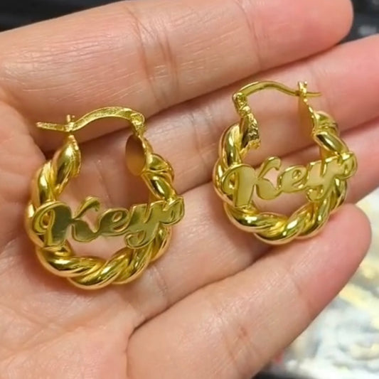 Custom Hoop Earrings